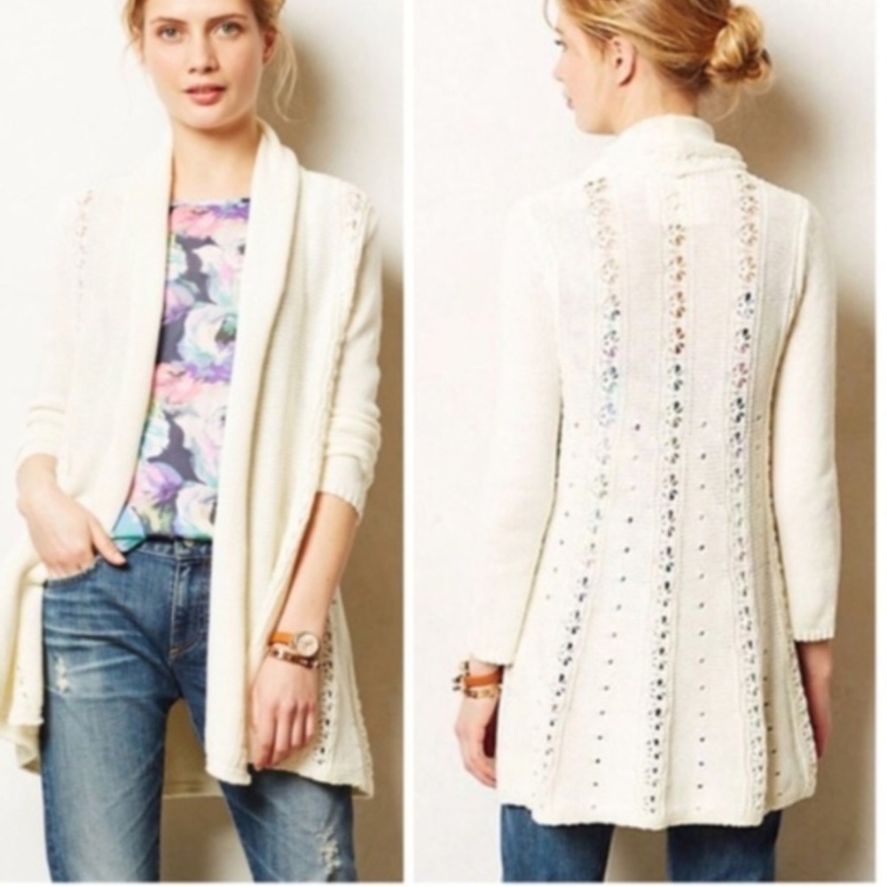 Anthropologie Knit Cardigan Sweater